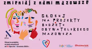 14 warszawskich projektów w Budżecie Obywatelskim Mazowsza!